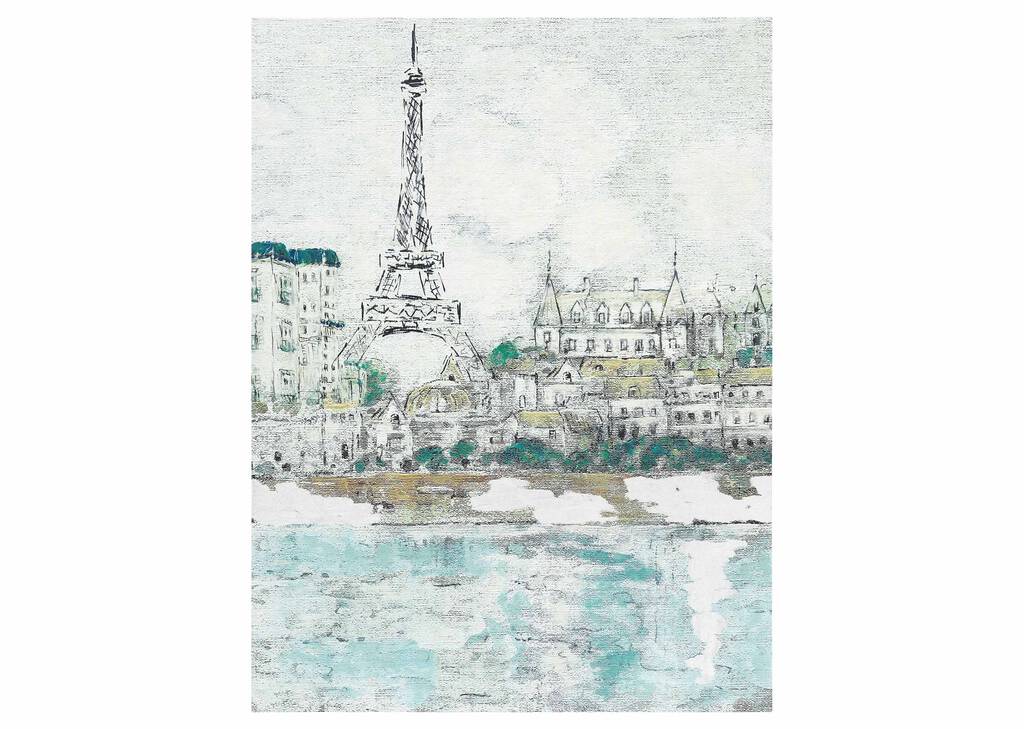 Très grande toile La Ville Lumière