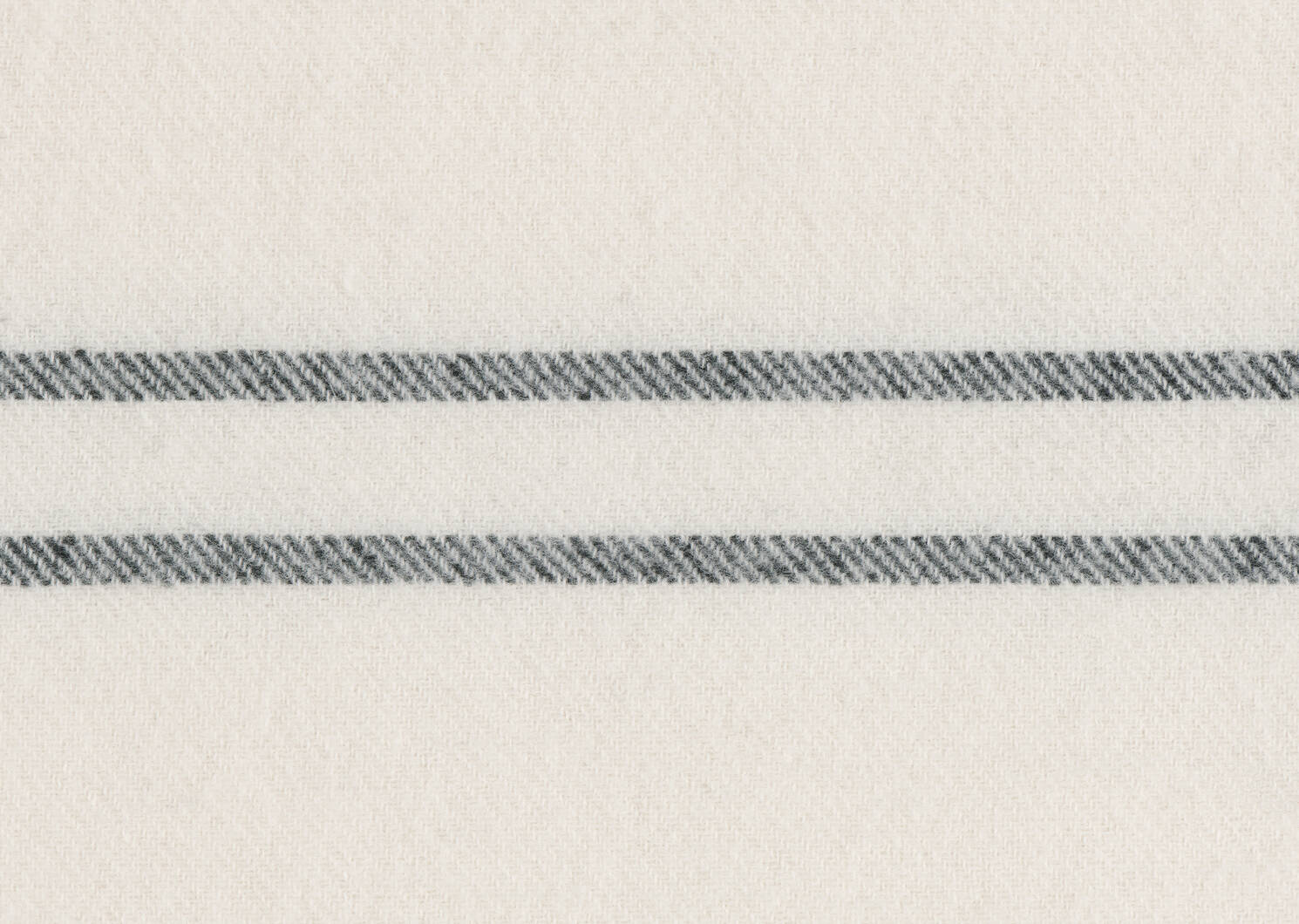 Margate Striped Throw Ivory/Black