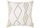 Coussin Ventura 20x20 ivoire/sable/noir