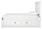 Parker Storage Bed -Heron White