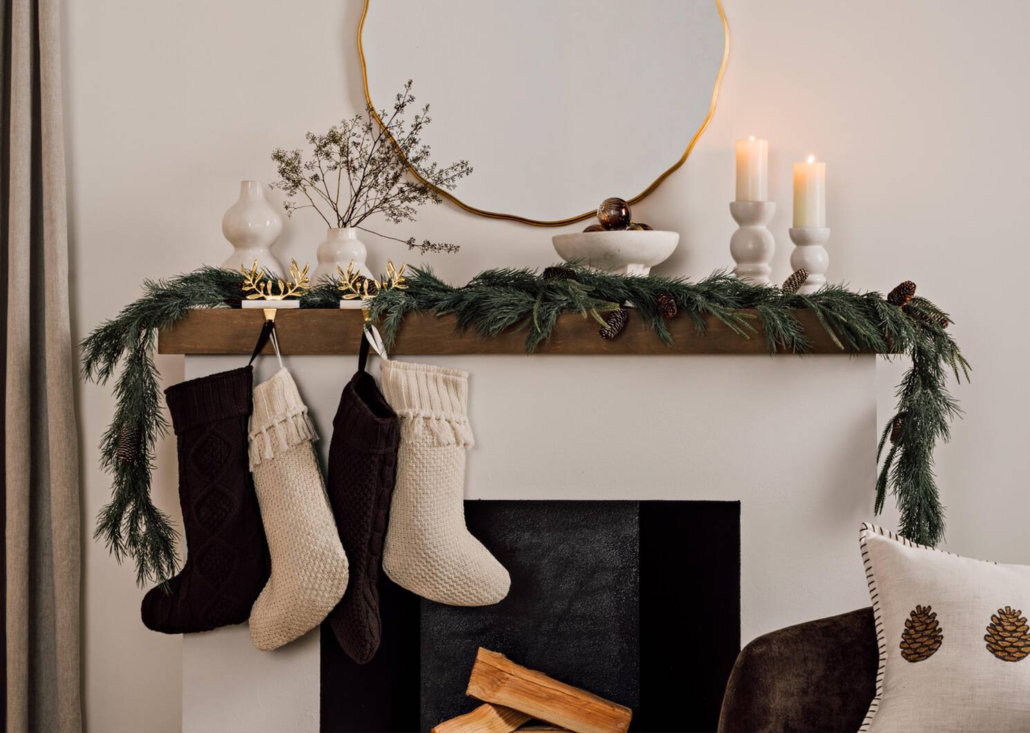 Prue Knit Stocking Ivory
