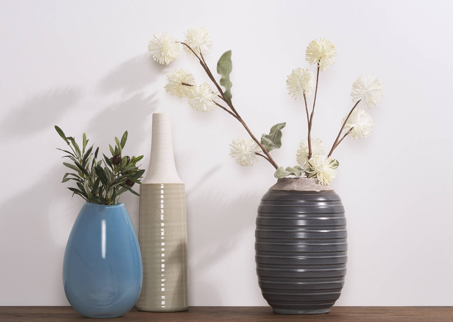 Branche d'alliums Eleanor ivoire