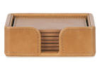 Ensemble de sous-verres Riva brun clair
