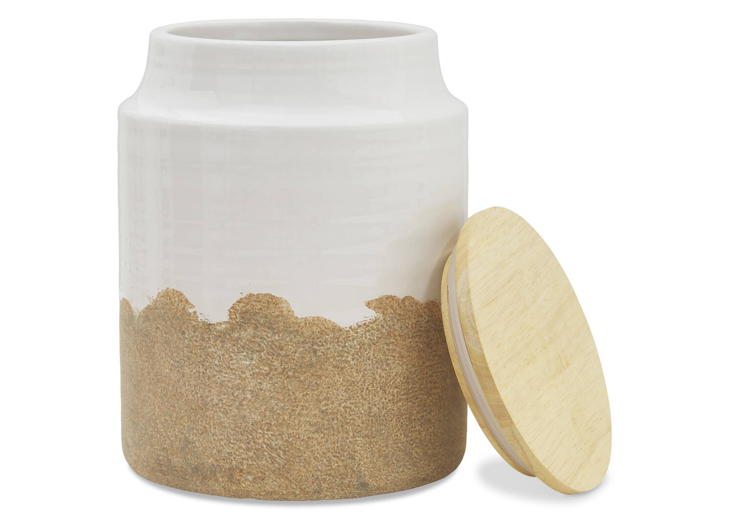 Vanna Canister Large Milk/Natural