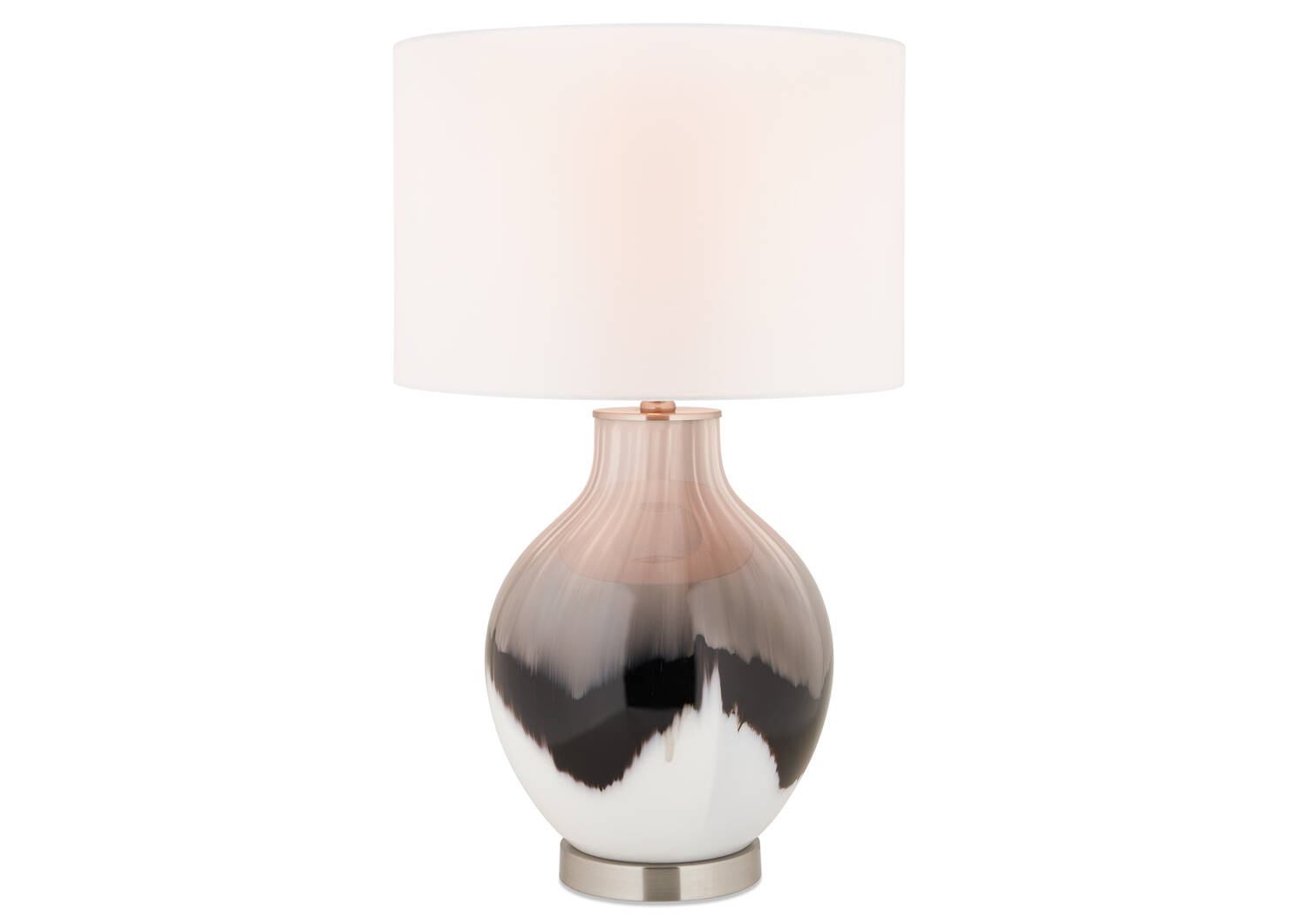 Lampe de table Selah noire/grise
