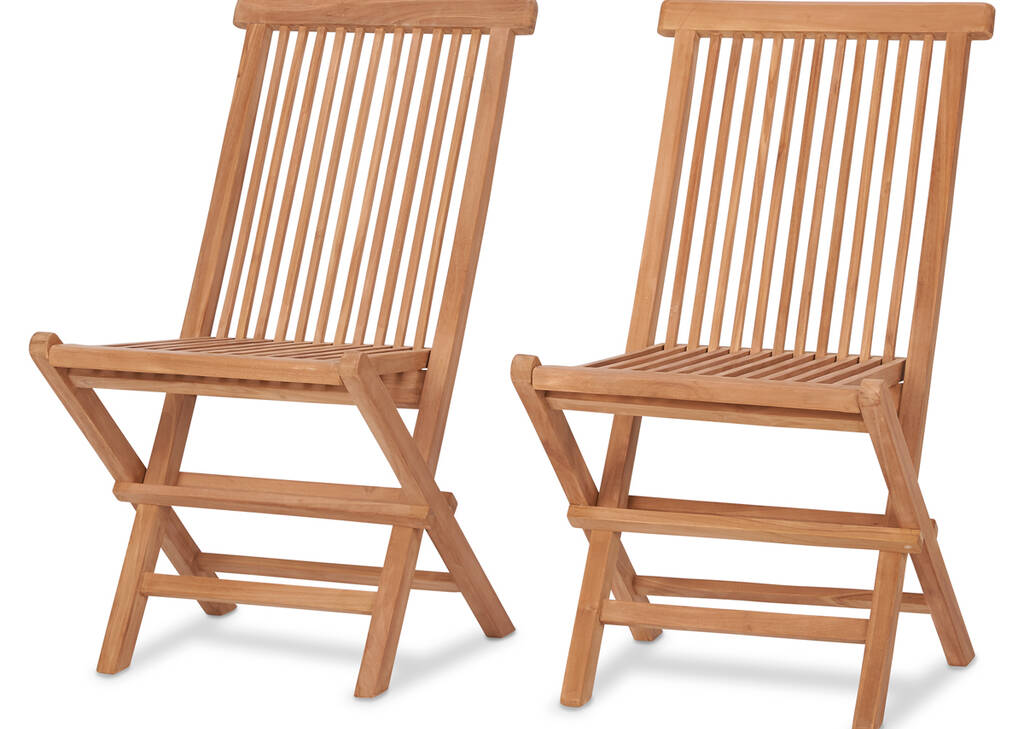 Galiano Chairs S/2 -Teak Natural