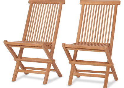 Galiano Chairs S/2 -Teak Natural