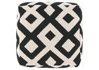 Devyn Pouf Natural/Black