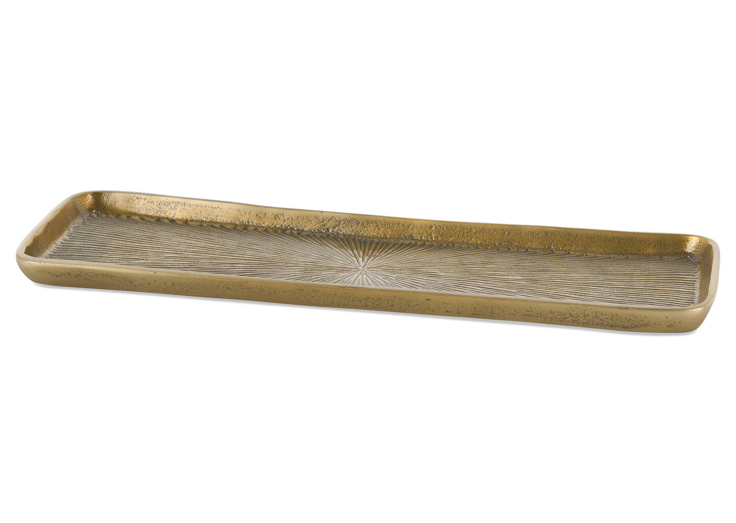 Suranne Tray Large Antiqued Brass