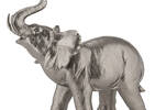 Meru Elephant Statue Pewter