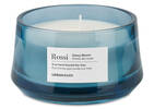 Large bougie en pot Rossi bleue