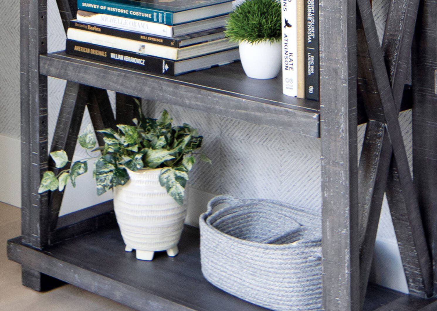 Ensemble de paniers Kenrae gris