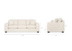 Sophia Sofa -Boucle Ivory