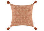 Coussin en coton jacquard Nia 20x20