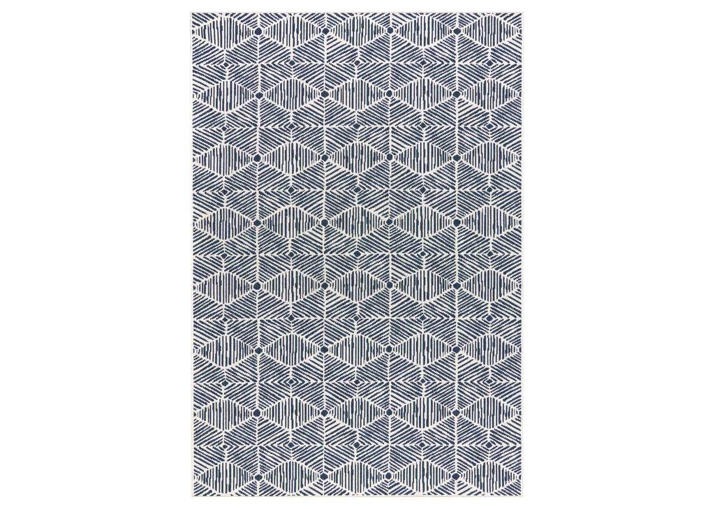 Tapis losanges Matira - Atl/ivoire
