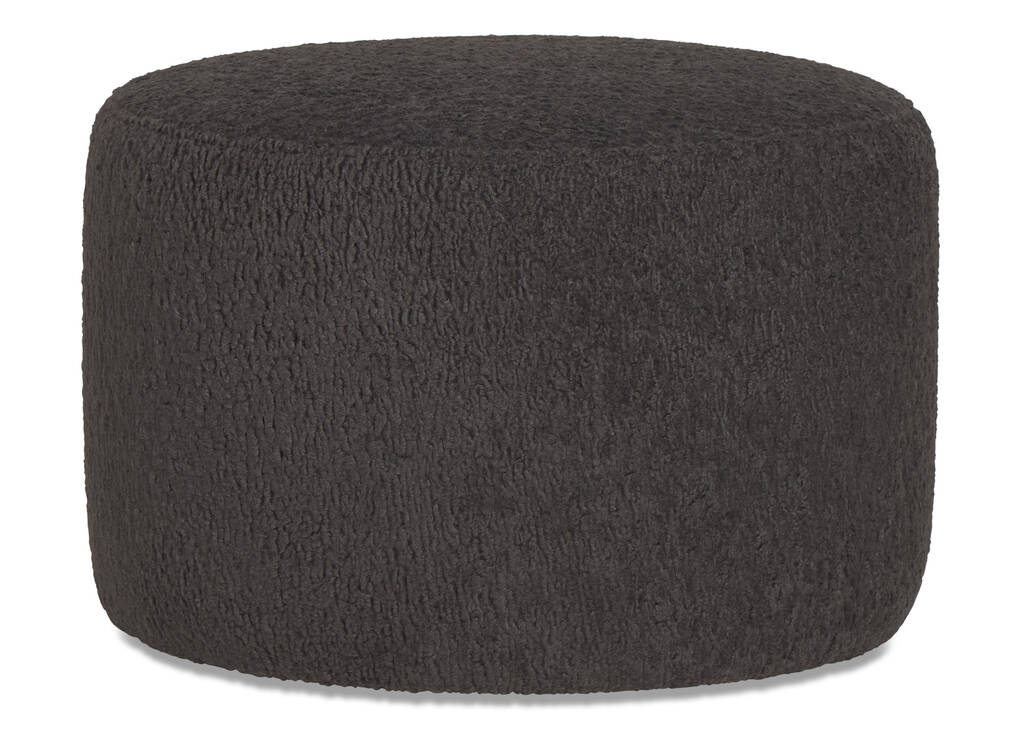 Repose-pieds Lucy -Woolly charbon