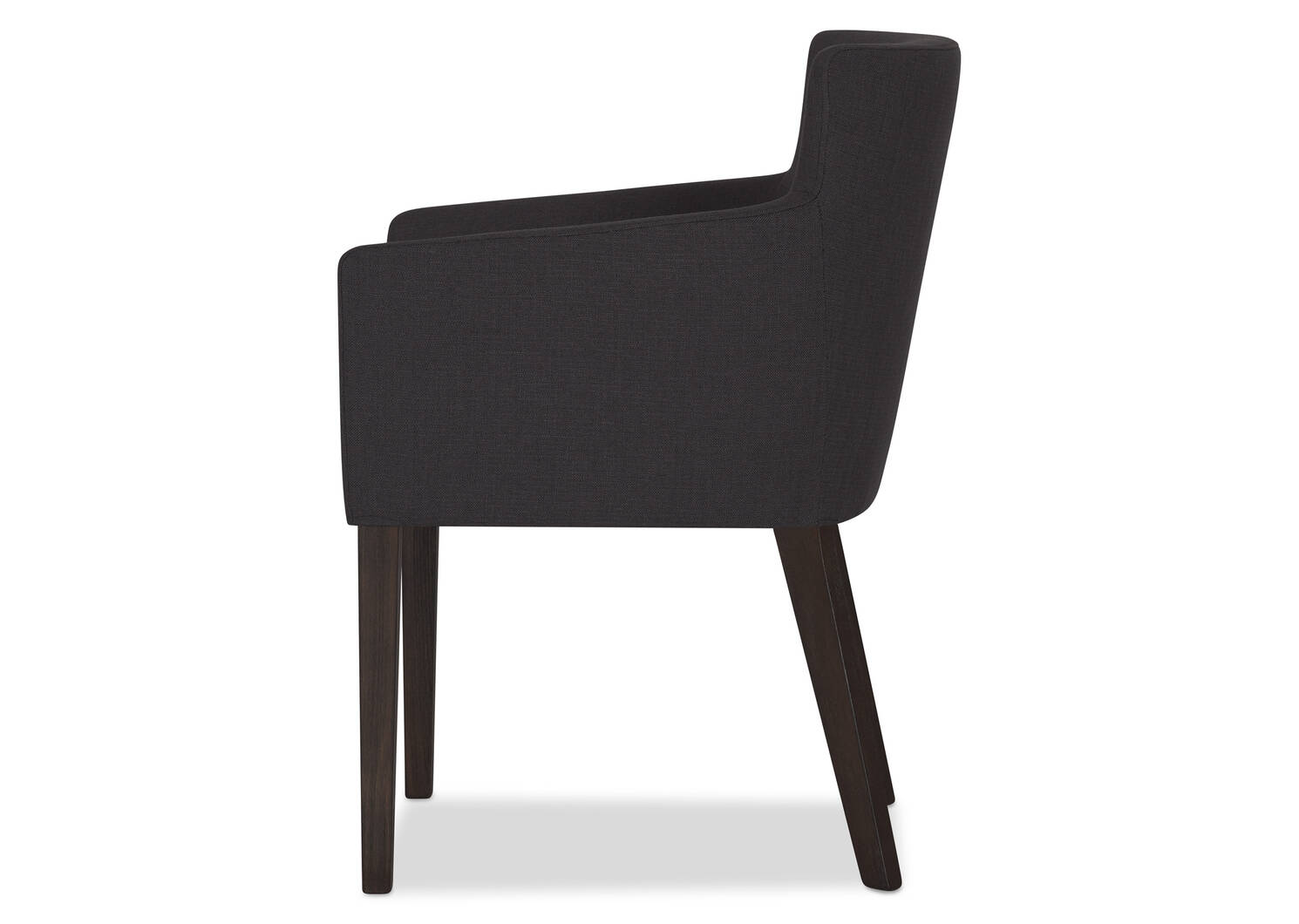 Jenaya Arm Dining Chair -Amos Charcoal