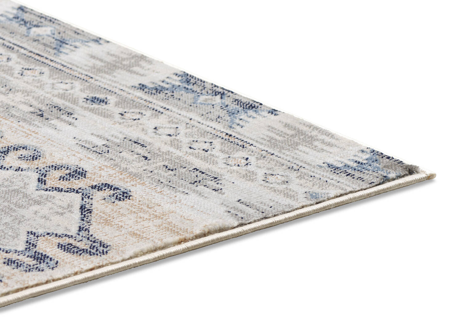 Levy Rug 91x126 Blue/Goldfield