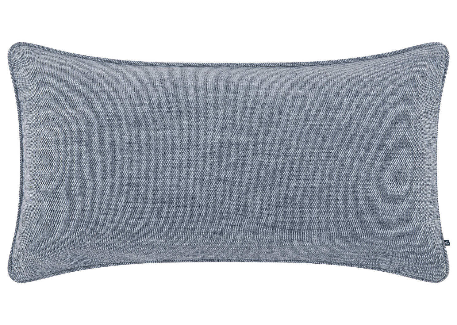 Coussin Bailey 12x22 bleu mer