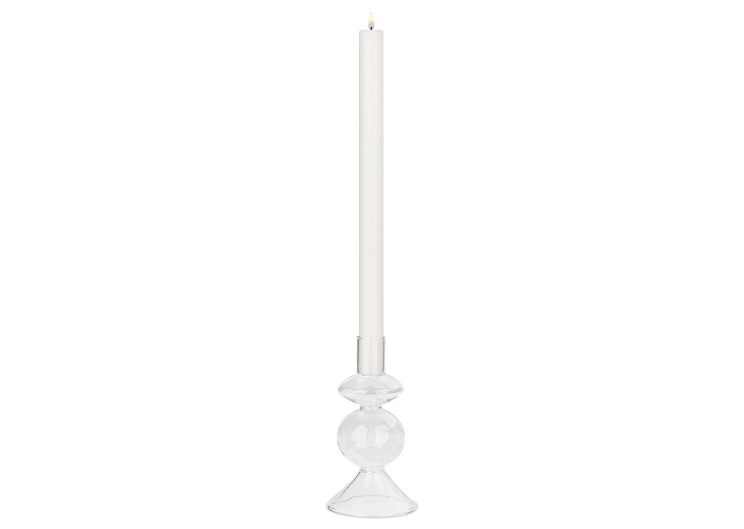 Bobbi Candle Holder Small Clear