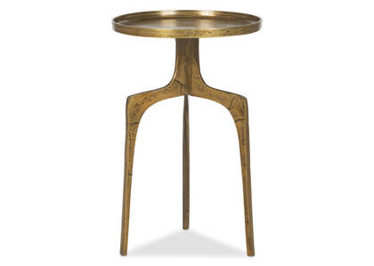 Saylish Accent Table 25" -Brass