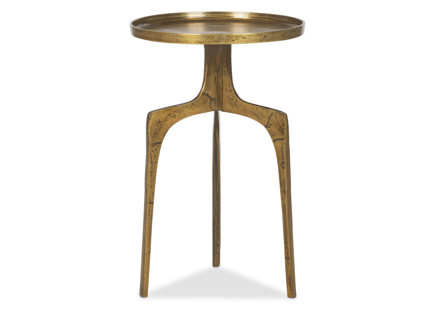 Saylish Accent Table 25" -Brass