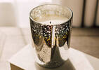 Starlit Candle Silver Mercury