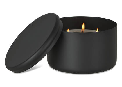 Evoke Candle Tin Black