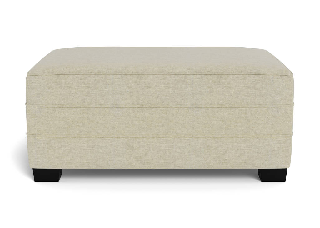 Azure Custom Ottoman 40x26"