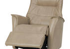 Paramount Leather Recliner -Sol Dove