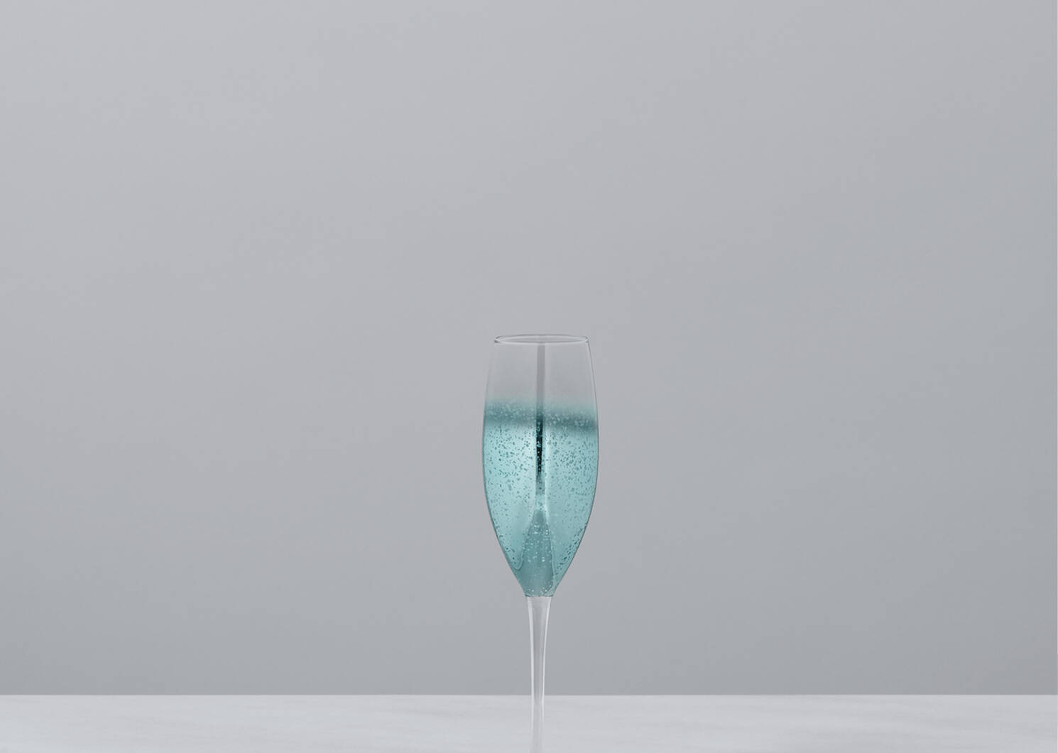 Shimmer Glassware - Aqua