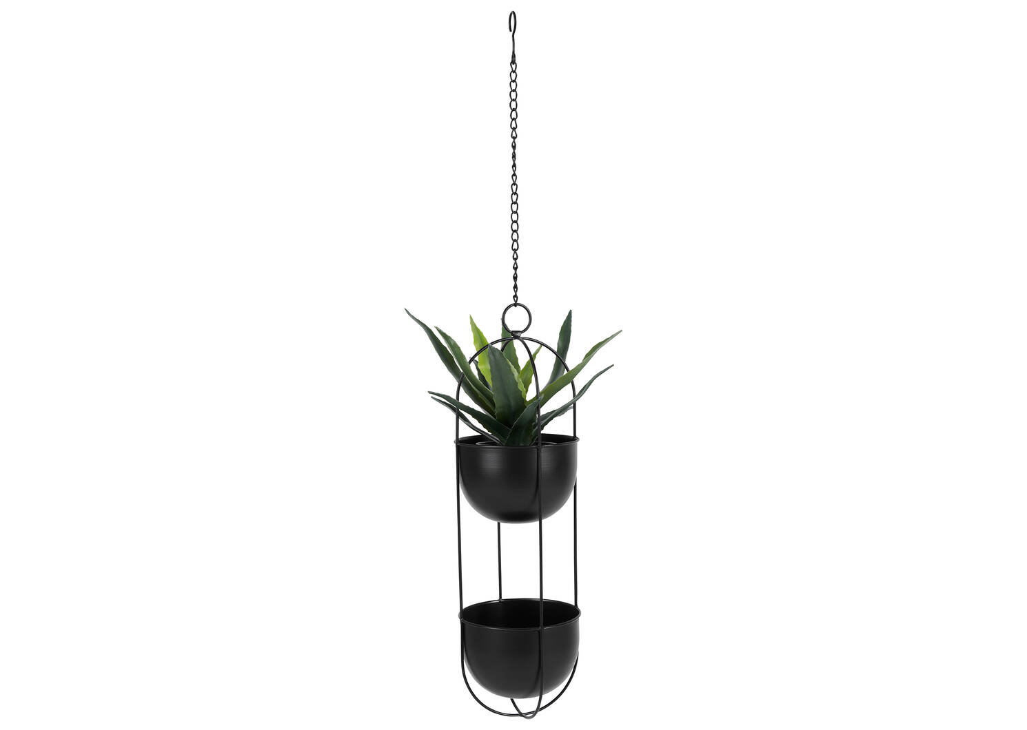 Rox Tiered Hanging Planter Black