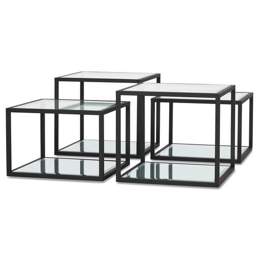 Brady Coffee Table Set Black