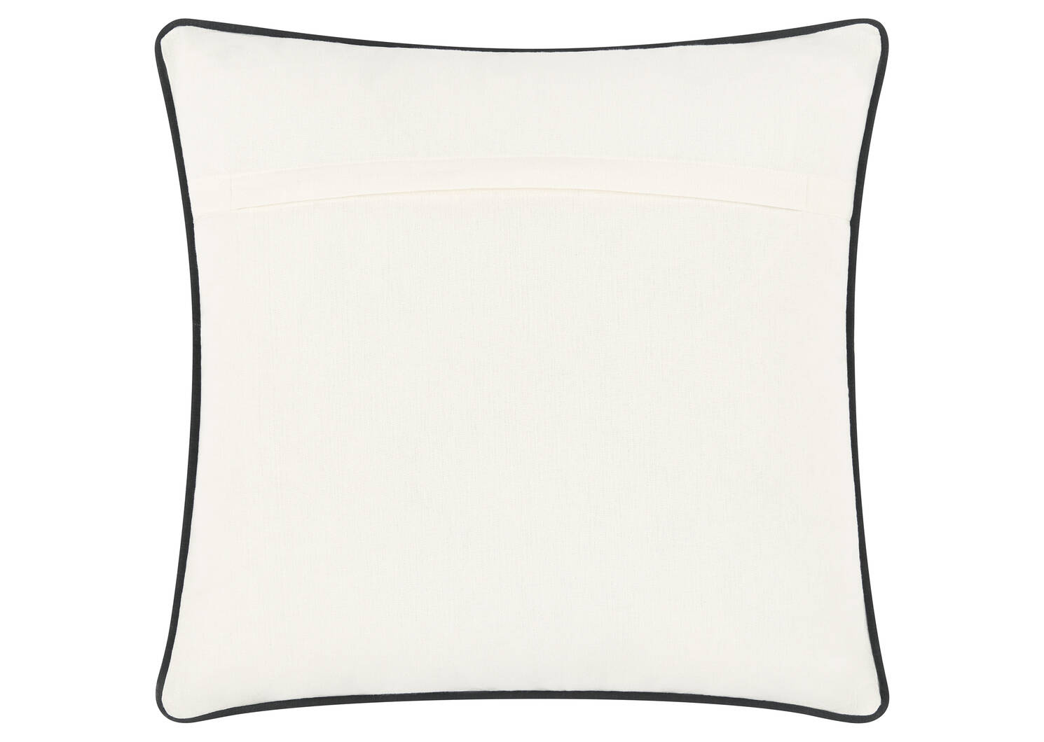 Corsica Outdoor Pillow 21x21 Ivory/Black