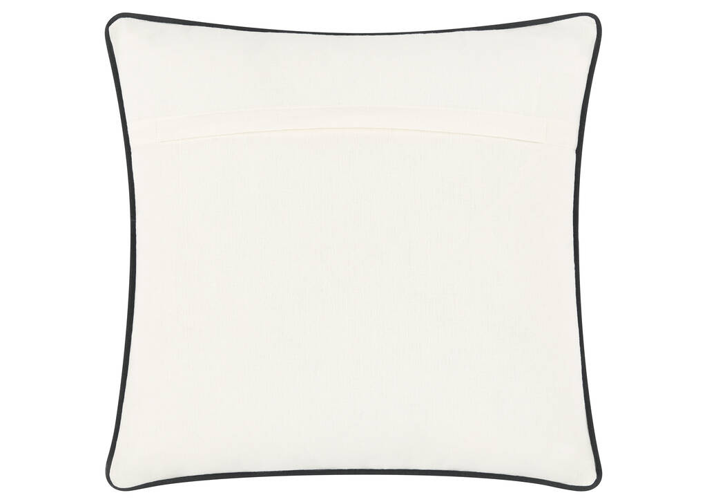 Corsica Outdoor Pillow 21x21 Ivory/Black