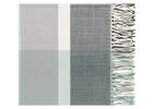 Jeté Watkins ivoire/brume/gris