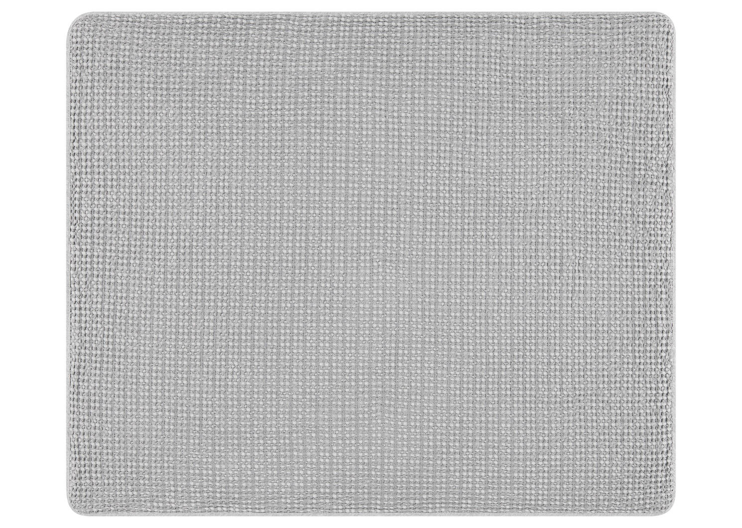 Carlin Cotton Waffle Throw Light Grey