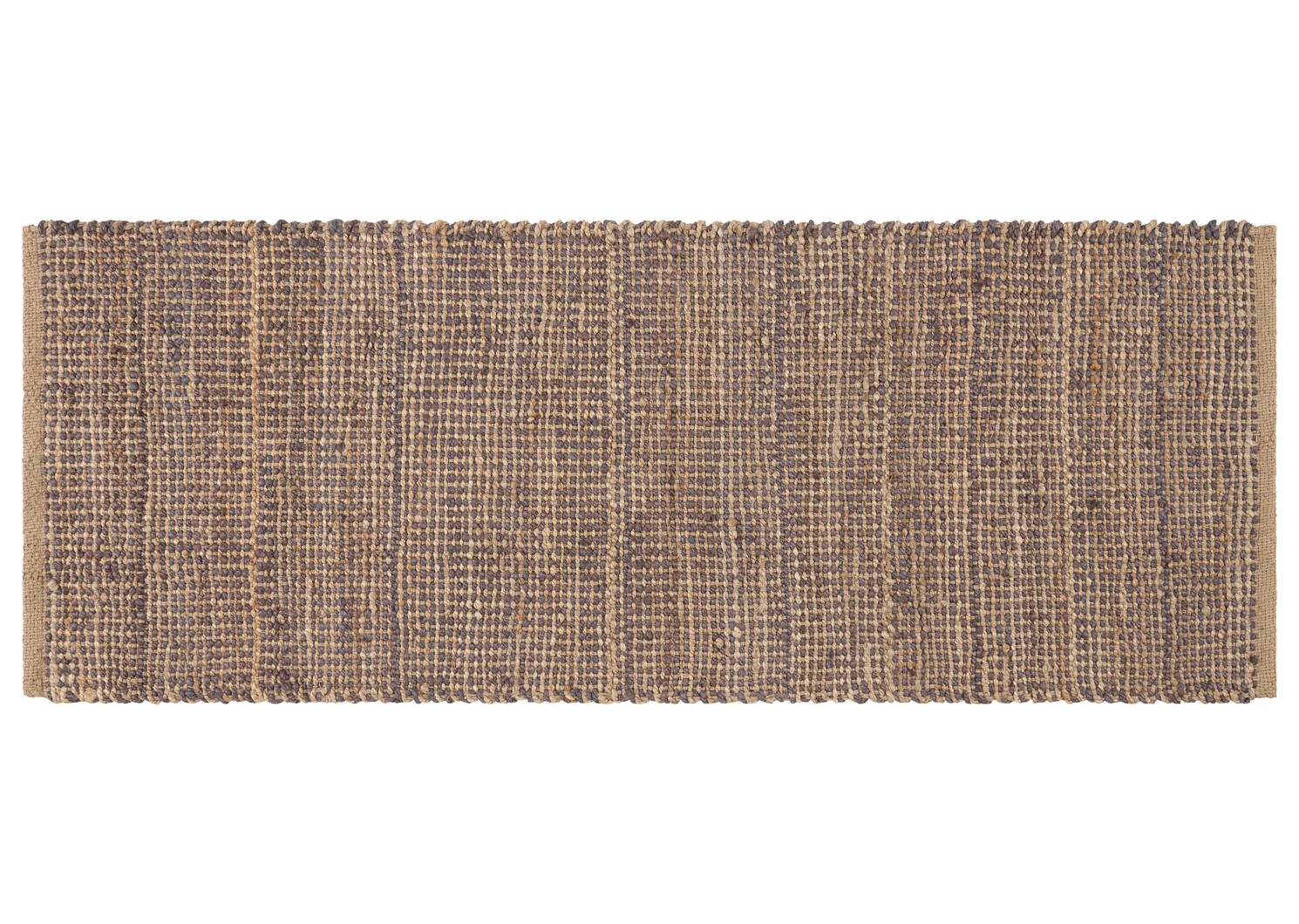 Novak Jute Runner 30x84 Natural/Grey