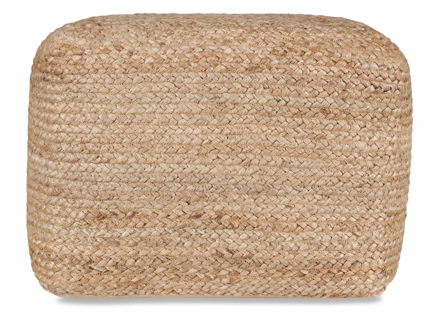 Euan Jute Pouf Natural