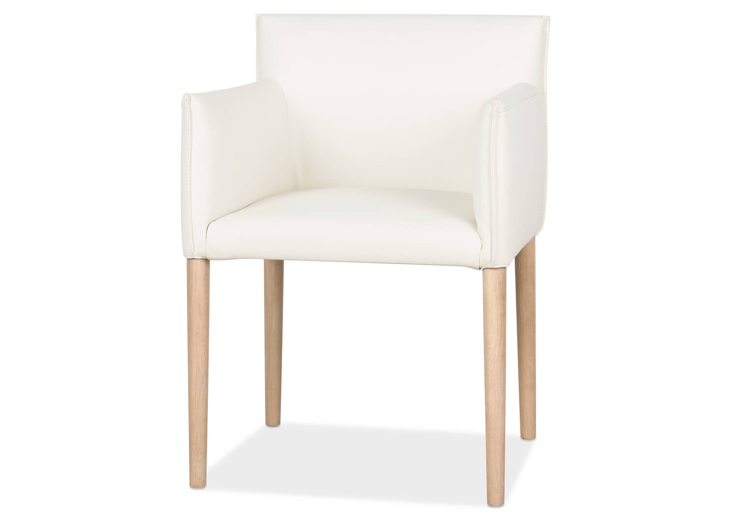 Marciona Lthr Arm Dining Chair -Forega W