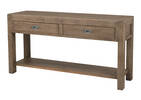 Post & Rail Console Table -Driftwood