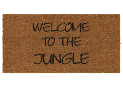 Welcome to the Jungle Doormat Natural