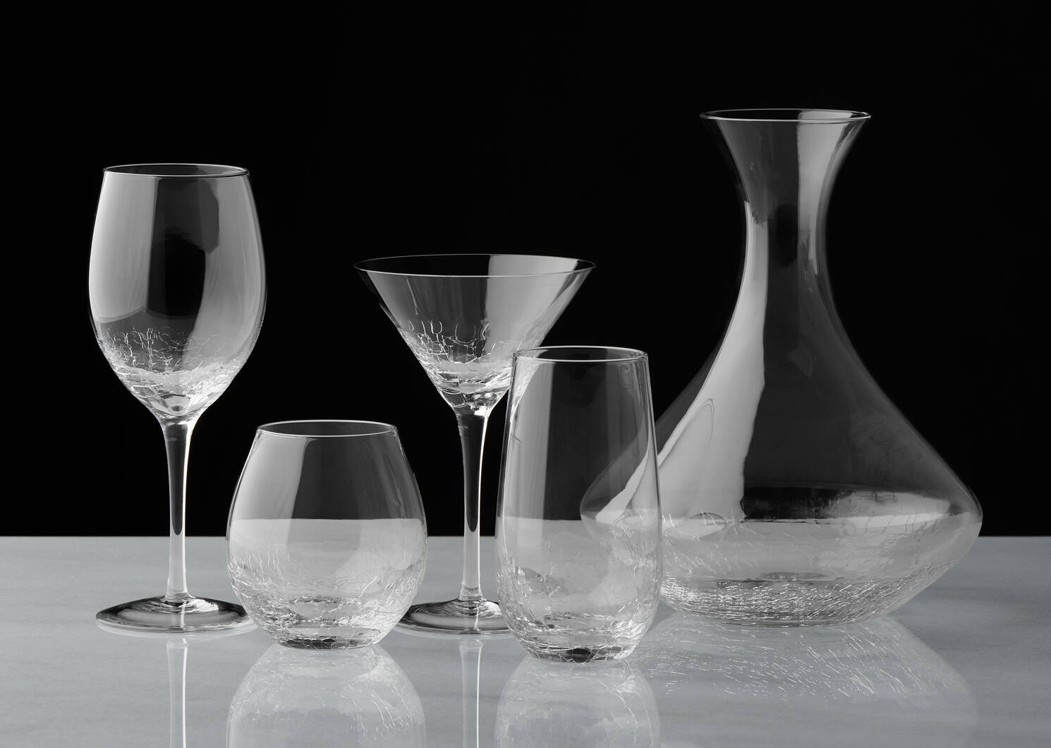 Santé! Martini Glass Clear