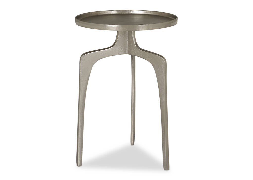 Saylish Accent Table 21" -Raw Nickel