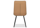 Chaise en cuir Spence -Rory bourbon