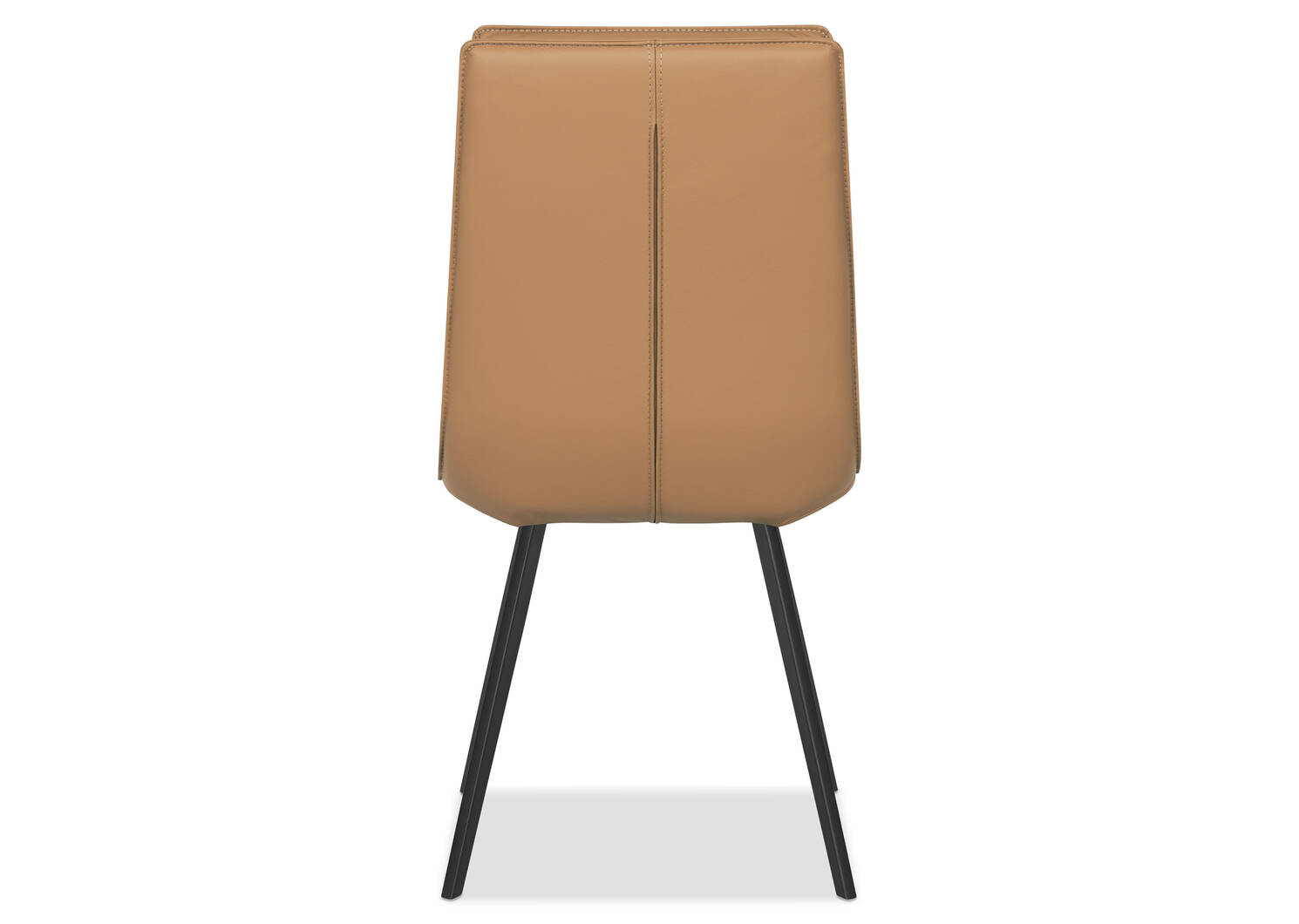 Chaise en cuir Spence -Rory bourbon