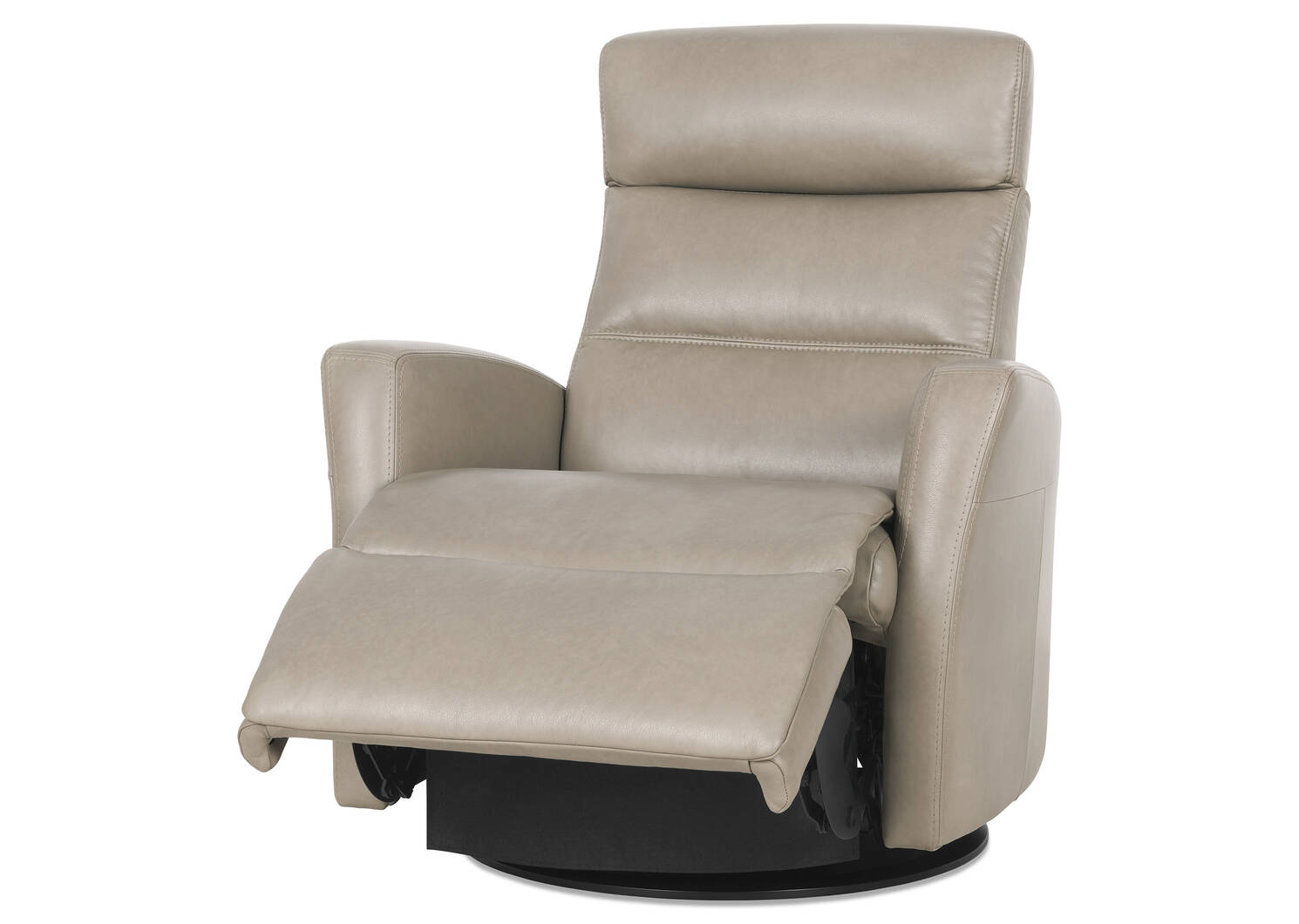Jasper Leather Recliner -Sol Dove