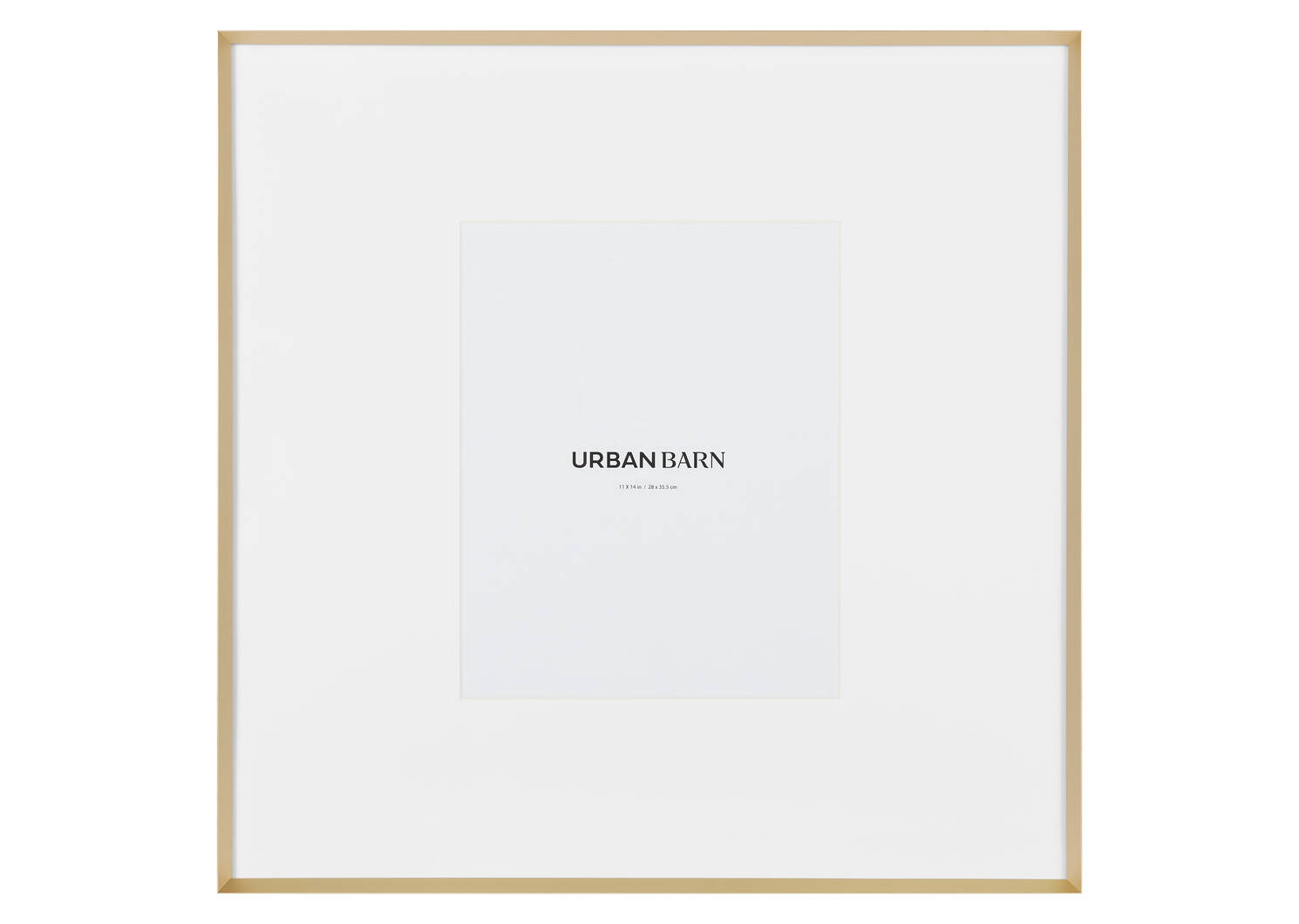 Russo Gallery Frame 11x14 Satin Brass