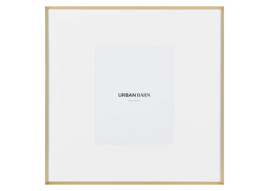 Russo Gallery Frame 11x14 Satin Brass