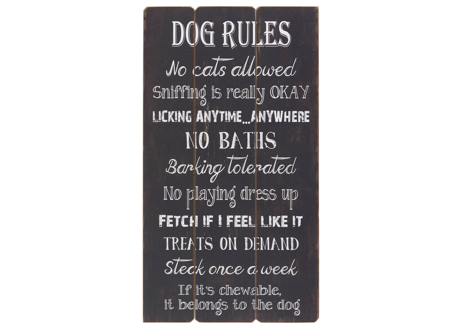 Dogs Rules Wall Plaque Urban Barn